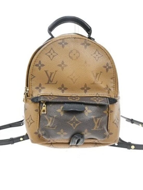LOUIS VUITTON Palm Springs Mini Backpack Monogram Reverse Brown M44872 98KD053 main image 12